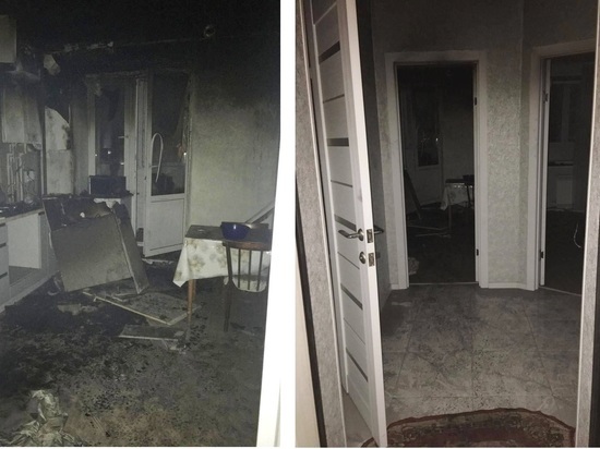 Из горящей квартиры в Йошкар-Оле спасли двоих детей