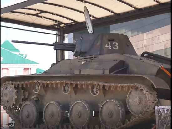 В Киров с исторической выставкой движется модель танка Т-60
