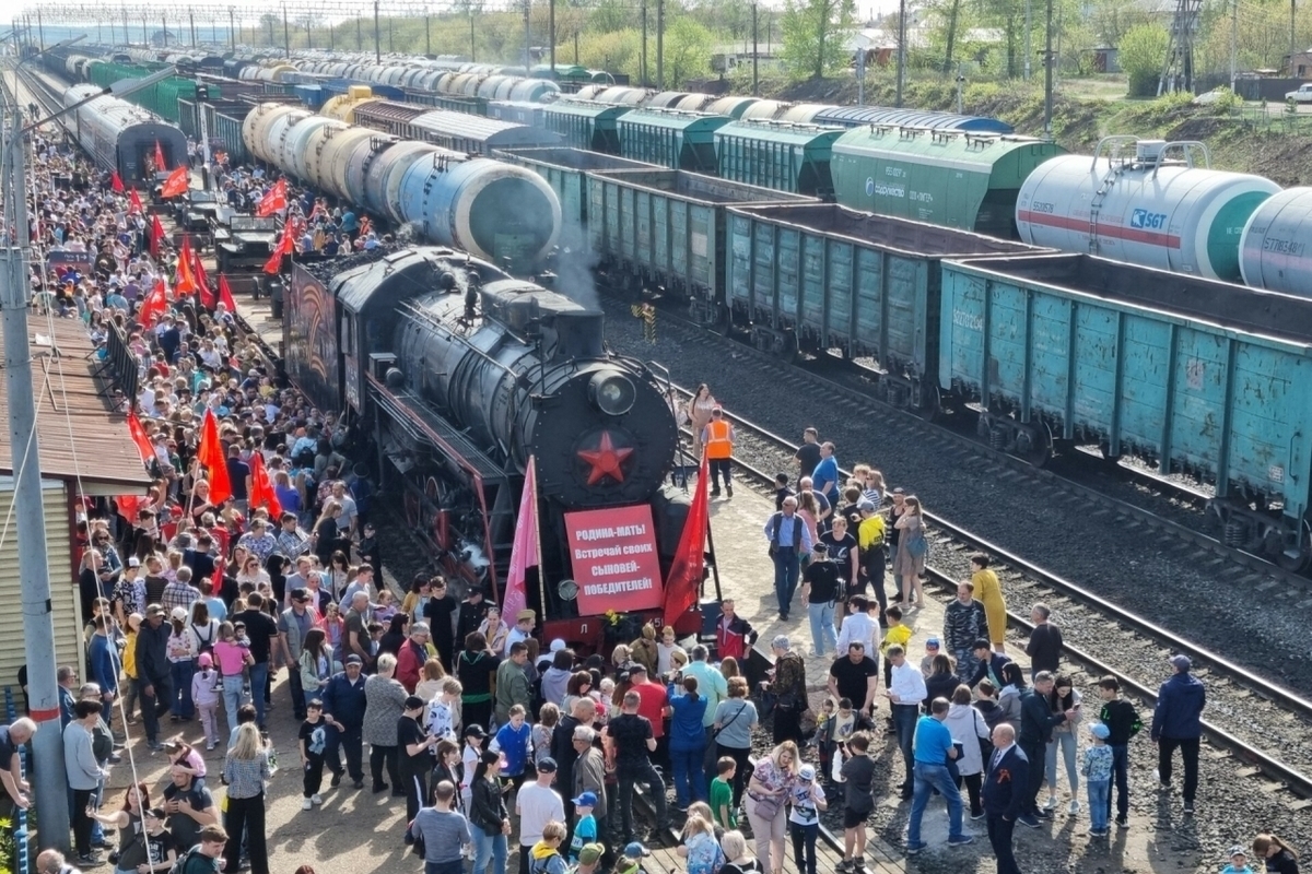 поезд победы в метро