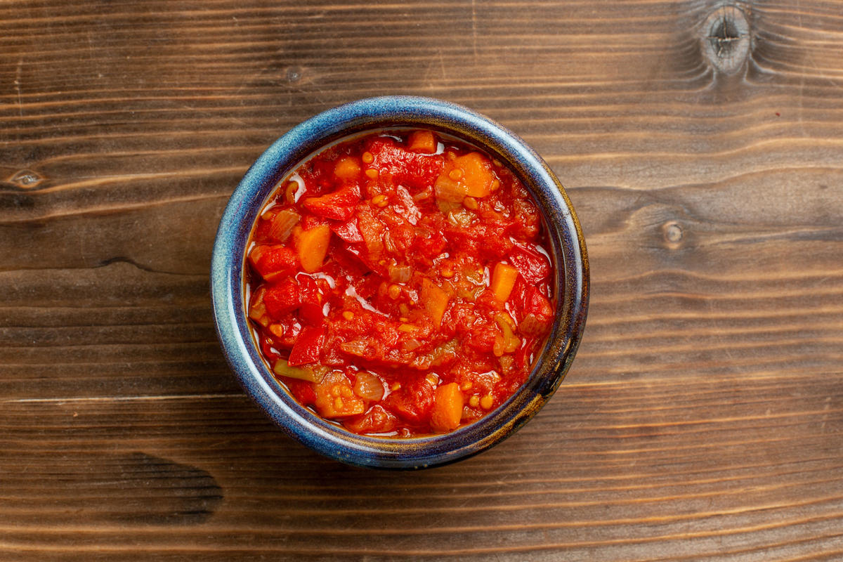 Рецепт овощи в томатном соусе