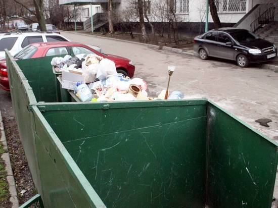 Жители Волоколамска пожаловались, что около жилого дома не вывозят мусор