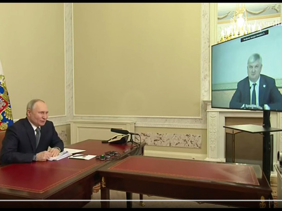 Владимир Путин провел рабочую встречу с губернатором Воронежской области в режиме видеоконференции