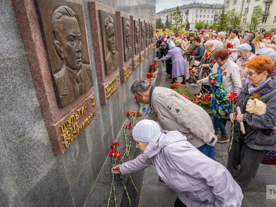 Митинг в честь 78-летия Победы провели в Казани на пороховом заводе