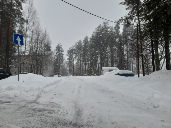 Жители Костомукши столкнулись с непогодой