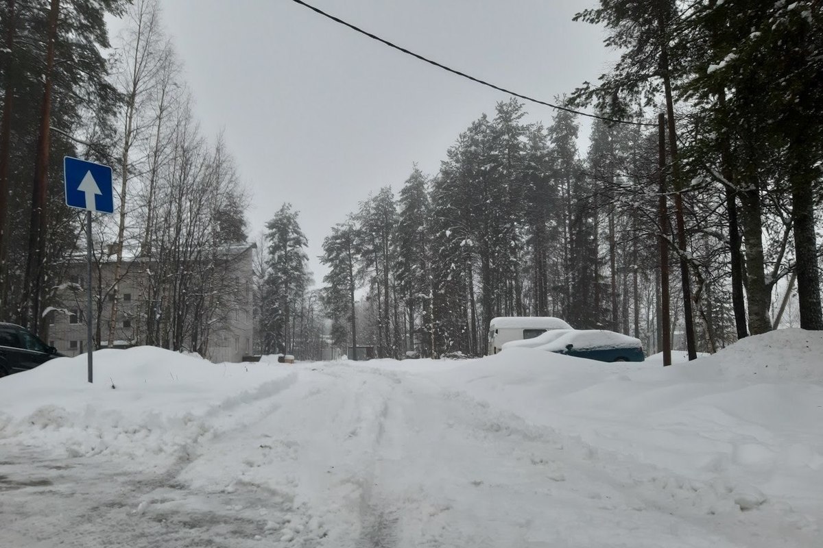 Зима в Карелии Костомукша