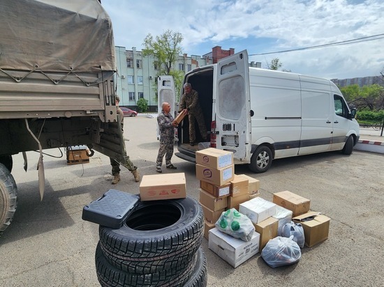 Тульские десантники и казачье подразделение в ЛНР получили гуманитарную помощь