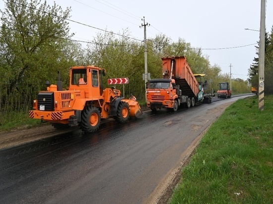 В Орловской области начали ремонт участка автодороги Орел – Ефремов