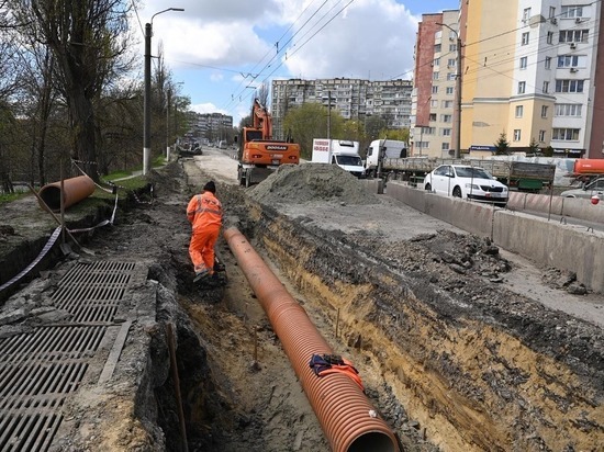 В Белгороде ремонт на улице Губкина завершен на 70%