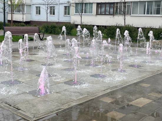 В городском округе Волоколамск запустили фонтаны