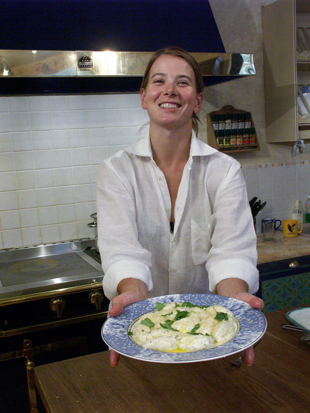 Жена Кончаловского ведущая кулинарного шоу фото