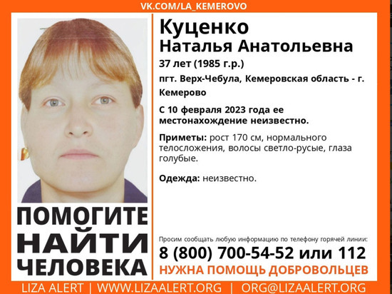 В Кузбассе начались поиски пропавшей женщины более двух месяцев назад
