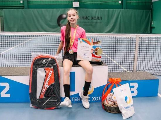 12-летняя теннисистка Кристина Камолова выиграла Всероссийский турнир в Красноярске