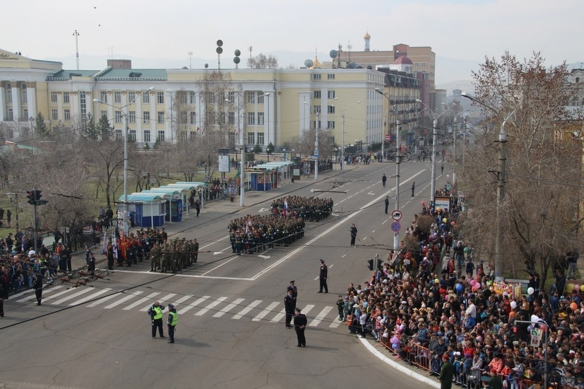 План перекрытия дорог на 9 мая чита