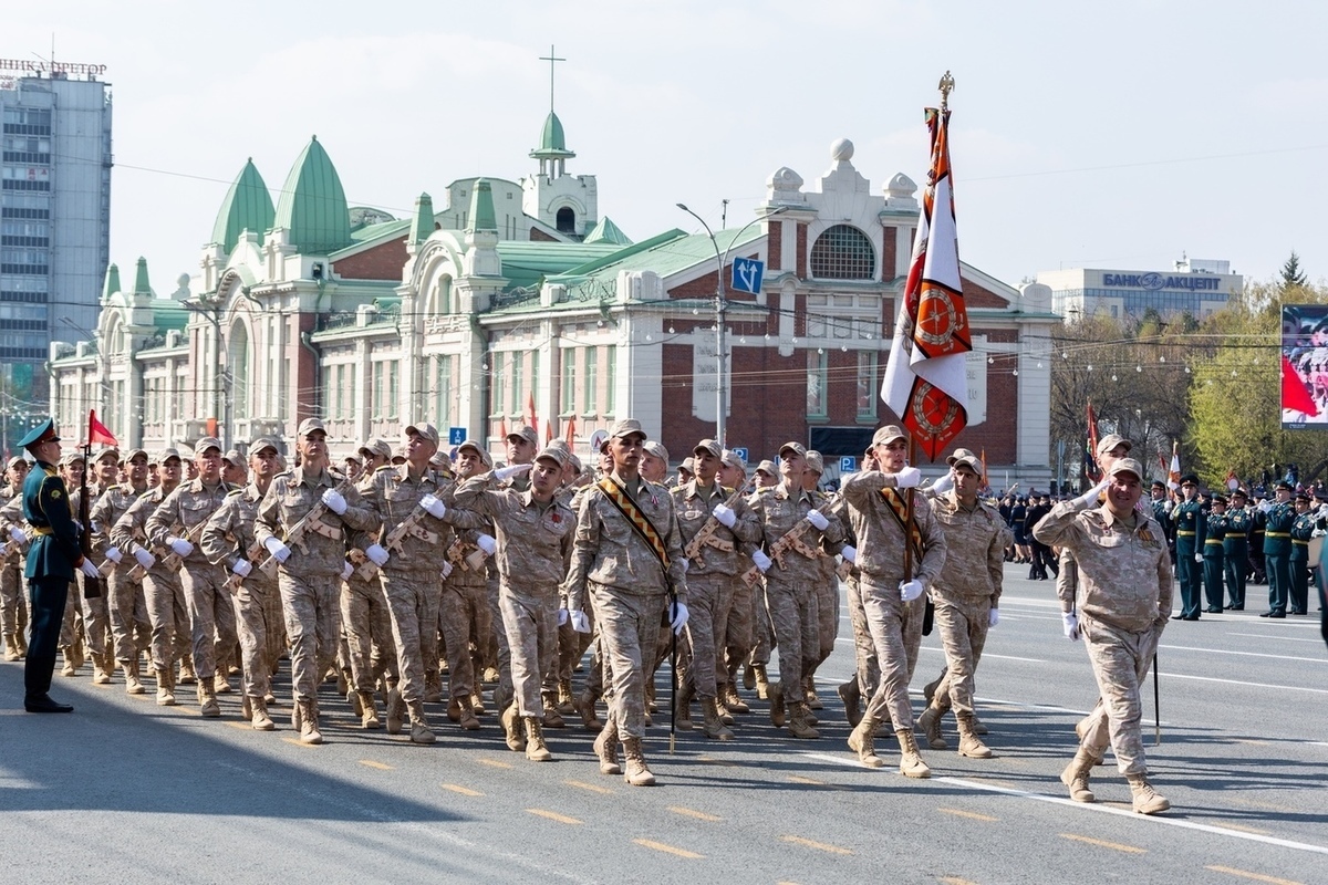 Карта парада 9 мая новосибирск