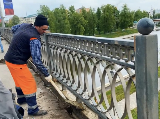 Процесс ремонта Тургеневского моста в Орле находится на завершающем этапе