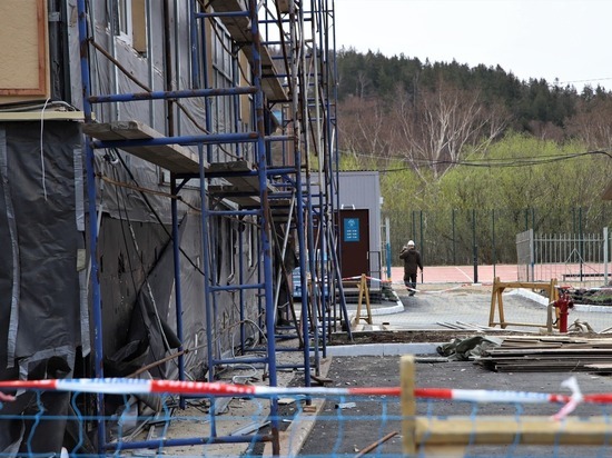 Стартовал капитальный ремонт лыжной базы в Южно-Сахалинске