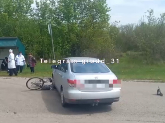 Под Белгородом водитель иномарки сбил велосипедистку
