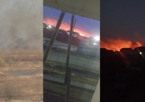 В посёлке Каргасок Томской области начались ландшафтные пожары