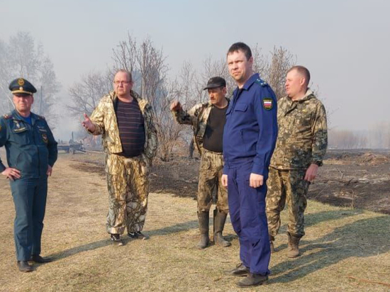 В Омской области сгорела почти вся деревня в Тарском районе
