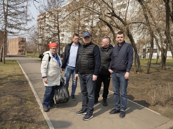 Владислав Логинов проинспектировал ремонт улиц в Красноярске