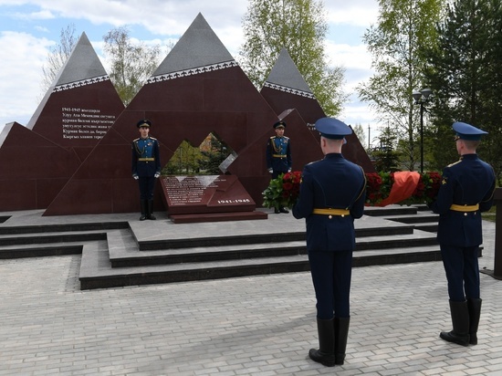 В Ржеве Тверской области открыли мемориал в честь воинов-киргизов
