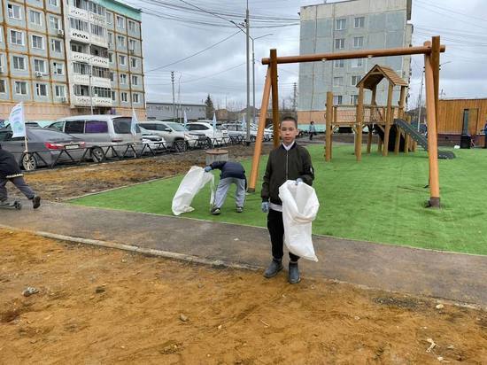 В Якутске гагаринцы провели субботник
