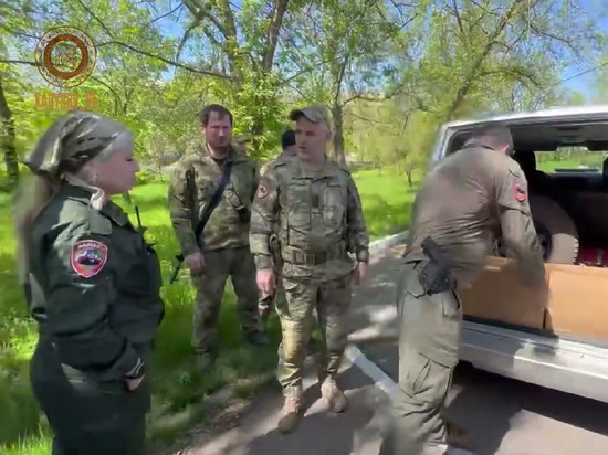 Из Чечни на освобожденные территории отправили очередной гуманитарный груз