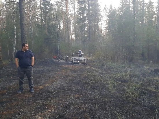 В Красноярском крае лесной пожар уничтожил лагерь туристов