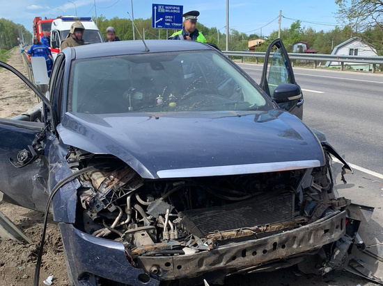 Стали известны подробности аварии на орловской трассе с пострадавшими женщиной и детьми