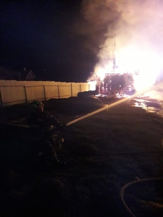 Ночью 8 мая Тверской области сгорели две бани