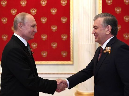 Путин встретился с президентом Узбекистана в Москве
