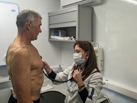 В Курской области «Поезд здоровья» сделал остановку в Железногорском районе
