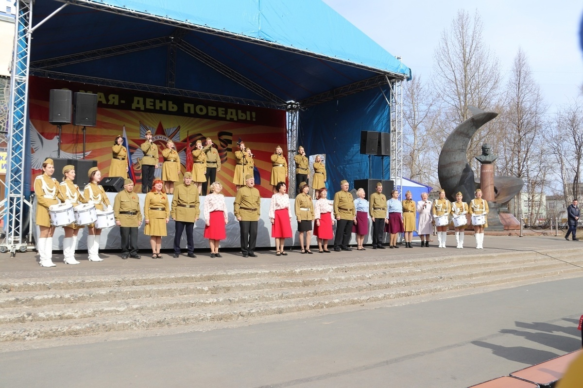 В Северодвинске мероприятия в честь Дня Победы начались с праздника на  Яграх - МК Архангельск