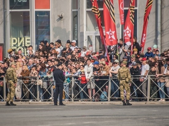 В Новосибирске на празднование Дня Победы 9 мая пришло 177 тысяч человек