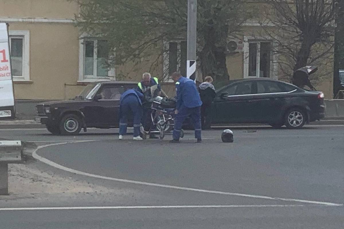 Мотоциклист пострадал в ДТП в Клину - МК Московскаяобласть