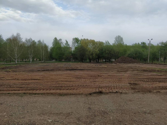 В Осе началось благоустройство Ярмарочной площади
