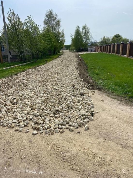 В Шаблыкино Орловской области начался капремонт дорог