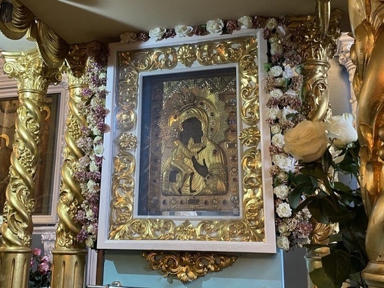 Костромская Феодоровская икона Божией Матери готовится к поездке в храм Христа Спасителя