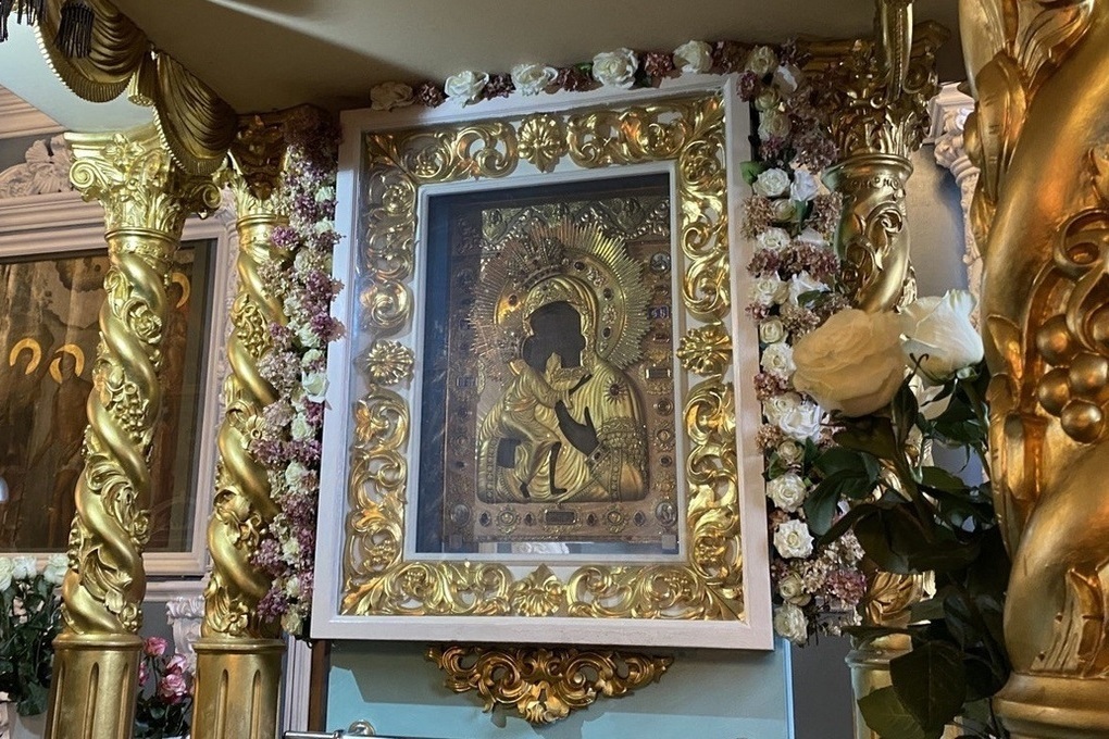 Костромская Феодоровская икона Божией Матери готовится к поездке в храм Христа Спасителя
