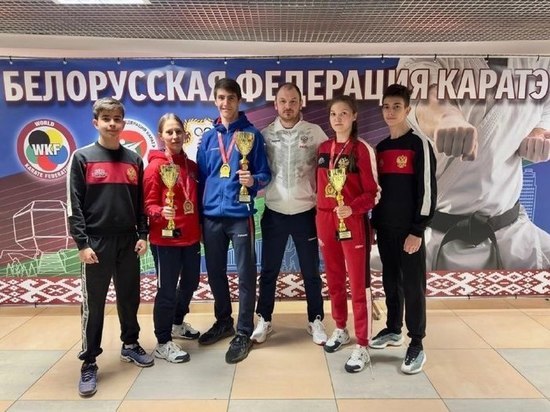 Каратисты из Башкирии завоевали три золотых медали на турнире в Минске