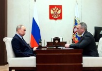 По сообщению пресс-службы Кремля, президент Владимир Путин провел сегодня встречу с губернатором Тюменской области Александром Моором