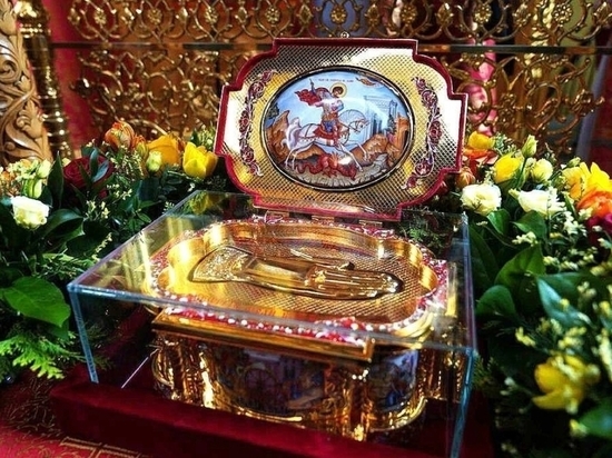 В Липецк привезут ковчег с частицей мощей великомученика Георгия Победоносца
