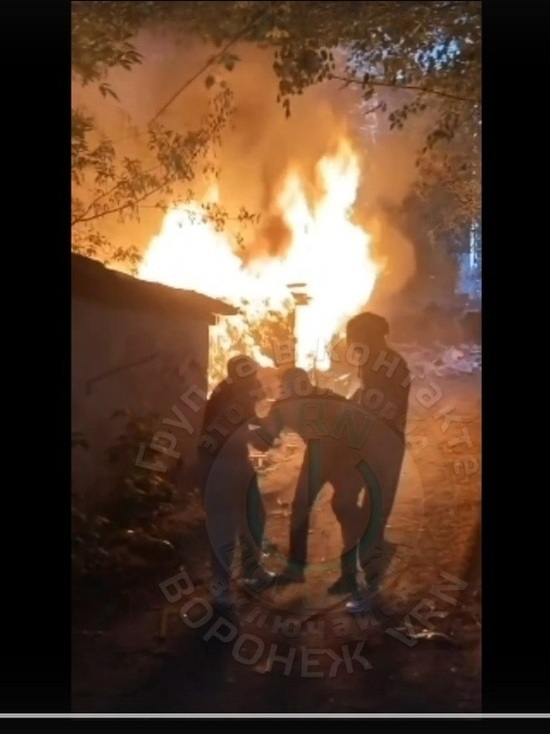В Воронеже два подростка спасли мужчину из горящего сарая