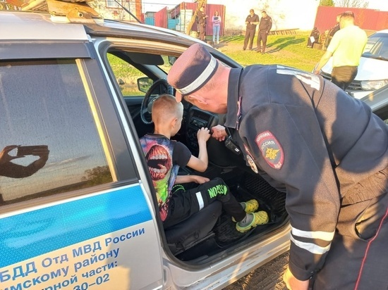 В Курской области сотрудники ГИБДД разыскали пропавшего 9-летнего мальчика
