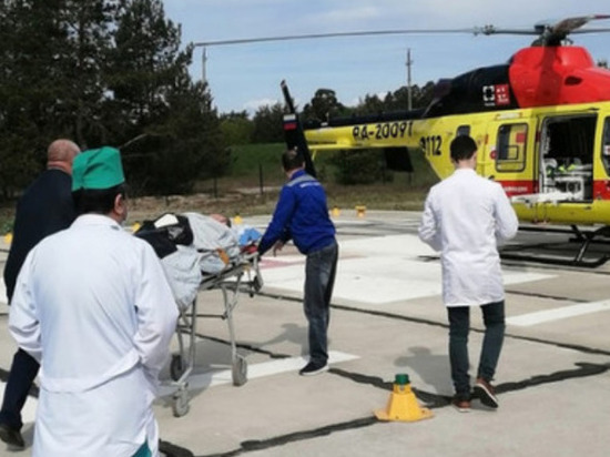 Пациента с острым инфарктом миокарда доставили из Моршанска в Тамбов на вертолёте