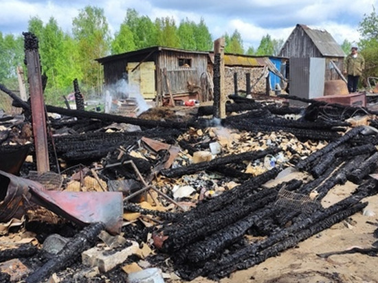 В Ивановской области из горящего дома чудом успели вытащить двух инвалидов