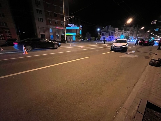 Двух дорожников сбил водитель иномарки на Советской в Тамбове