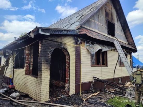 Житель Башкирии погиб при пожаре в доме