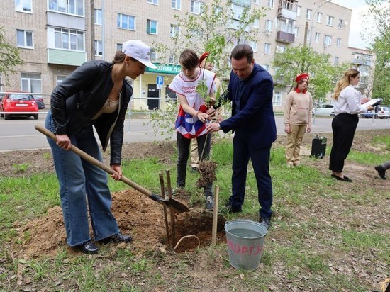 Акцию «Лес Победы» провели в семи территориальных отделах Серпухова