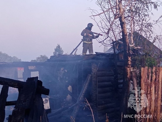 На пожаре в Челябинской области погибла женщина